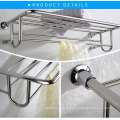 Home and hotel bathroom clothes hanger stainless steel towel rail double towel bar